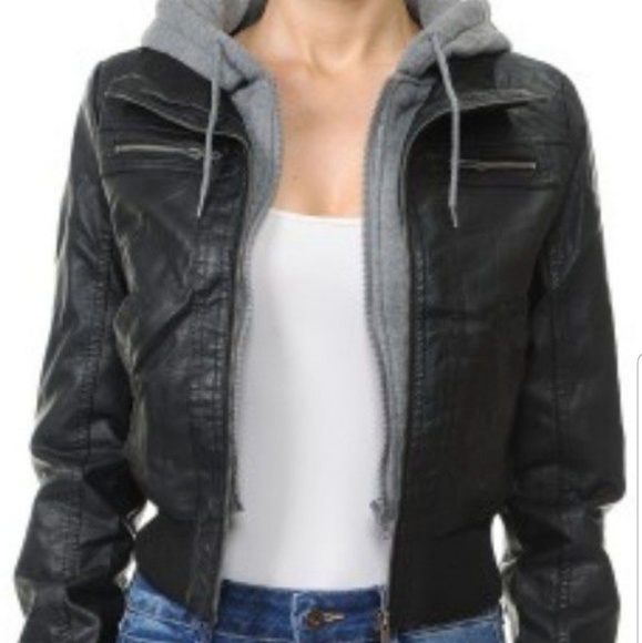 Ambiance Jackets & Blazers - Ambiance Apparel PU Leather Coat